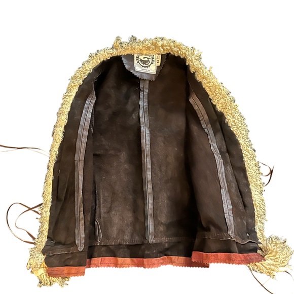 Vintage Leather Char Designs Santa Fe Vest SZ M - Picture 3 of 5